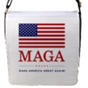 MAGA Make America Great Again with USA flag Removable Flap Cover (S) View1