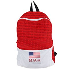 Maga Make America Great Again With Usa Flag Foldable Lightweight Backpack by snek