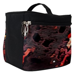 Texture Art Design Pattern Make Up Travel Bag (small) by Pakrebo