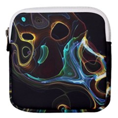 Abstract Background Pattern Mini Square Pouch by Pakrebo