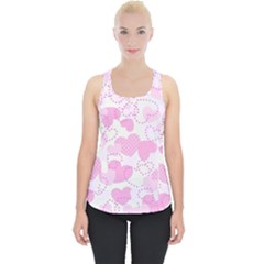 Valentine Background Hearts Bokeh Piece Up Tank Top by Pakrebo