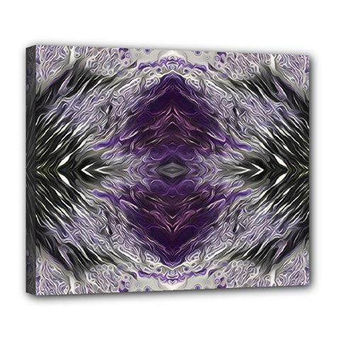 Pattern Abstract Horizontal Deluxe Canvas 24  X 20  (stretched)