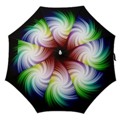 Rainbow Swirl Twirl Straight Umbrellas by Pakrebo