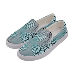 Digital Art Fractal Abstract Women s Canvas Slip Ons by Pakrebo