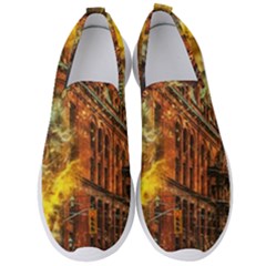 Flat Iron Building Architecture Men s Slip On Sneakers by Pakrebo