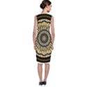 Mandala Pattern Round Ethnic Classic Sleeveless Midi Dress View2