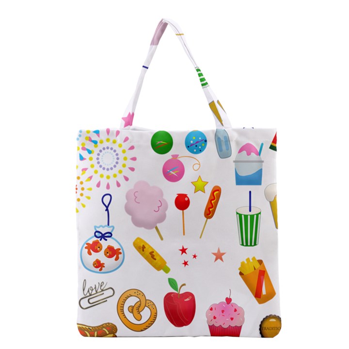 Summer Fair Food Goldfish Grocery Tote Bag