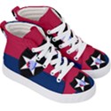 Flag of United States Army 2nd Infantry Division Kids  Hi-Top Skate Sneakers View3