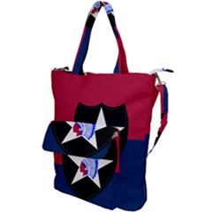 Flag Of United States Army 2nd Infantry Division Shoulder Tote Bag by abbeyz71