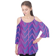Geometric Background Abstract Flutter Tees