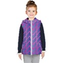 Geometric Background Abstract Kids  Hooded Puffer Vest View1