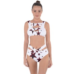 Free Stars Bandaged Up Bikini Set 