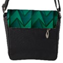 Geometric Background Flap Closure Messenger Bag (S) View1