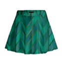 Geometric Background Mini Flare Skirt View1