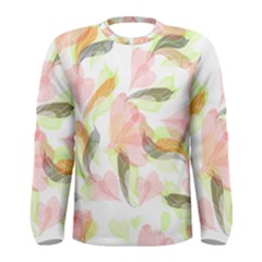 Flower Floral Men s Long Sleeve Tee