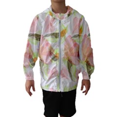 Flower Floral Hooded Windbreaker (kids) by Alisyart