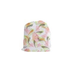 Flower Floral Drawstring Pouch (xs)