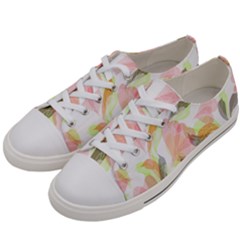 Flower Floral Women s Low Top Canvas Sneakers