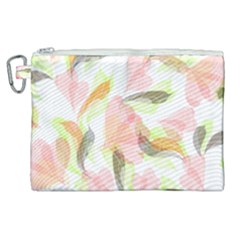Flower Floral Canvas Cosmetic Bag (xl)