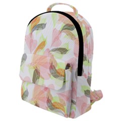 Flower Floral Flap Pocket Backpack (small)