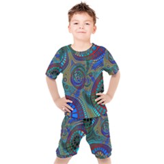 Fractal Abstract Line Wave Unique Kid s Set by Alisyart