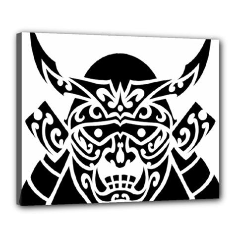 Hannya Japanese Canvas 20  X 16  (stretched) by Alisyart