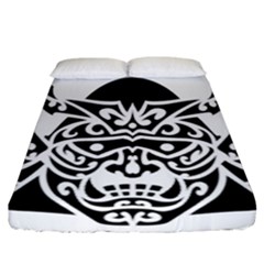 Hannya Japanese Fitted Sheet (california King Size) by Alisyart