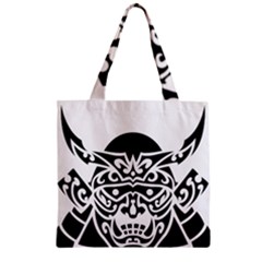 Hannya Japanese Zipper Grocery Tote Bag