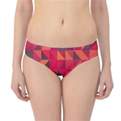 Halftone Geometric Hipster Bikini Bottoms