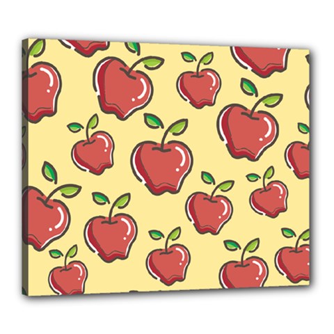 Healthy Apple Fruit Canvas 24  X 20  (stretched) by Alisyart