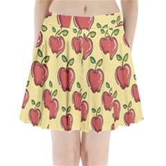 Healthy Apple Fruit Pleated Mini Skirt