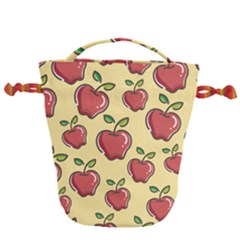 Healthy Apple Fruit Drawstring Bucket Bag by Alisyart