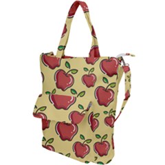 Healthy Apple Fruit Shoulder Tote Bag