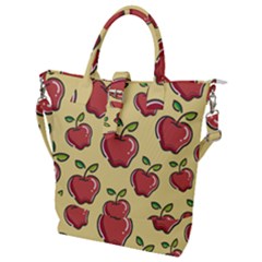 Healthy Apple Fruit Buckle Top Tote Bag