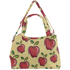 Healthy Apple Fruit Double Compartment Shoulder Bag by Alisyart