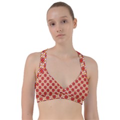 Hexagon Polygon Colorful Prismatic Sweetheart Sports Bra