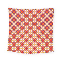 Hexagon Polygon Colorful Prismatic Square Tapestry (small)