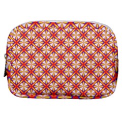 Hexagon Polygon Colorful Prismatic Make Up Pouch (small)