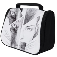 Wolf Girl Full Print Travel Pouch (big)