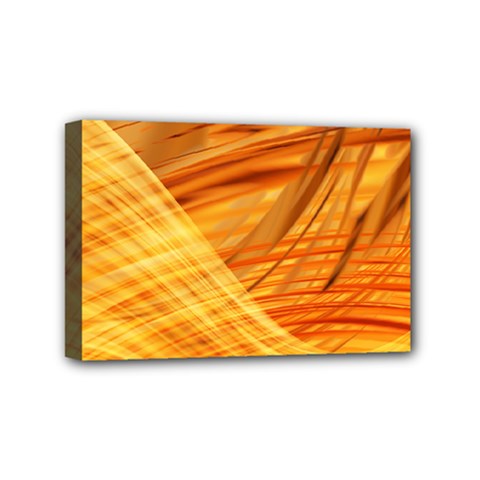 Wave Background Mini Canvas 6  X 4  (stretched) by Alisyart