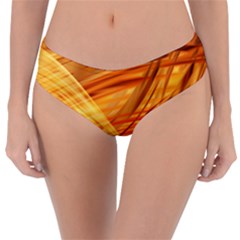 Wave Background Reversible Classic Bikini Bottoms