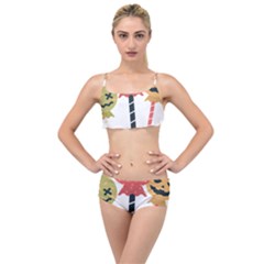 Lollipop Candy Layered Top Bikini Set