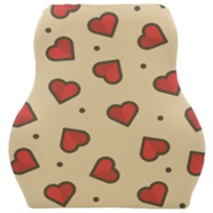 Love Heart Seamless Valentine Car Seat Velour Cushion 