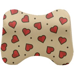 Love Heart Seamless Valentine Head Support Cushion