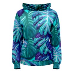 Leaves Tropical Palma Jungle Women s Pullover Hoodie