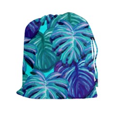 Leaves Tropical Palma Jungle Drawstring Pouch (xxl)