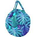 Leaves Tropical Palma Jungle Giant Round Zipper Tote View1