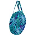 Leaves Tropical Palma Jungle Giant Round Zipper Tote View3