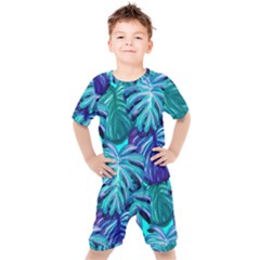 Leaves Tropical Palma Jungle Kid s Set by Alisyart