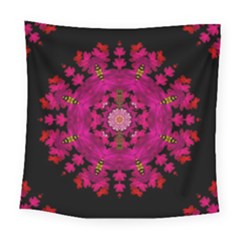 The Star Above Everything Shining Clear And Bright Square Tapestry (large) by pepitasart